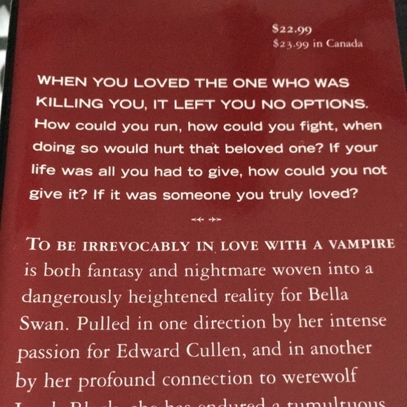 Twilight Breaking Dawn Hardcover Stephanie Meyer 2008 - Picture 2 of 4